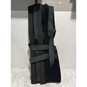 Breg Leg Wrap Support Tall Full Leg Universal Brace Black Medical Immobilizer